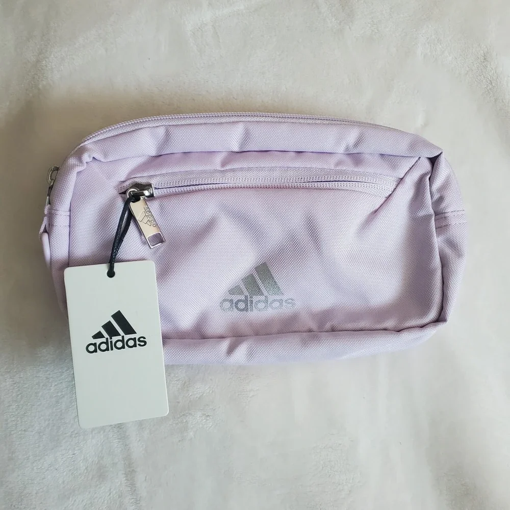 NWT ADIDAS Must‎ Have 2 Waist Pack Ice Lavender Silver